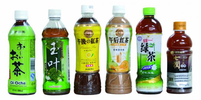 Апликатор за етикета за ракави со автоматско намалување на шишиња од две страни за минерална вода