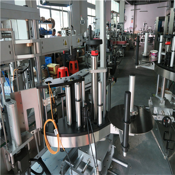 Пластично / стаклено шише машина за двострано обележување, обележувач на квадратни шишиња