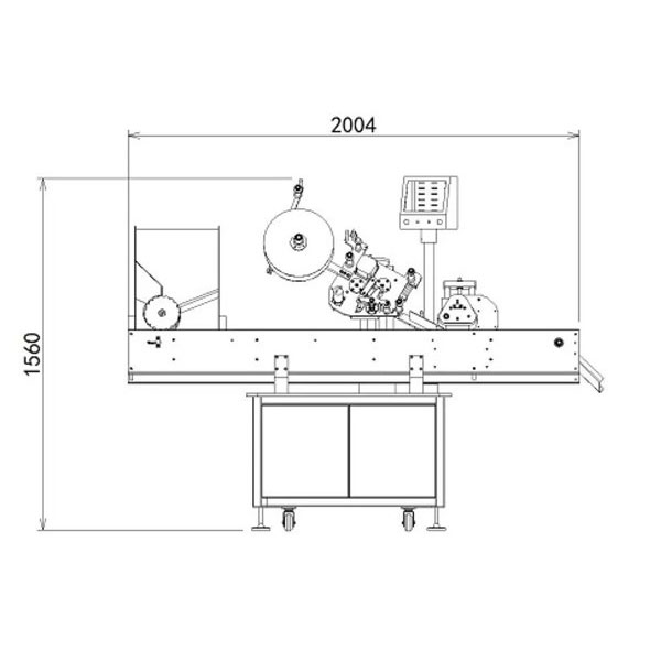 Голема брзина, целосно автоматско обележување на вијали за мало шише