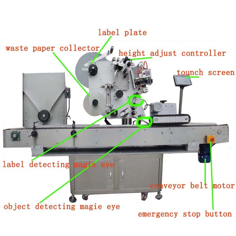 Кина Hg Haw 150 Full - автоматска машина за етикетирање на вијали серво мотор PLC контрола снабдувач