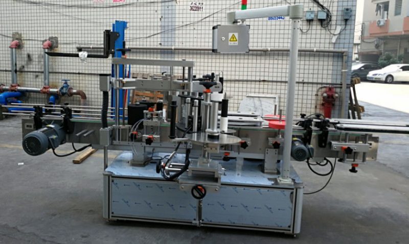 Кина Двострано налепница Елиптично овално шише Автоматско обележување машина 1200W снабдувач